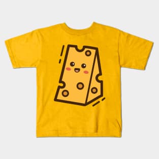 Kawaii Cheese Kids T-Shirt